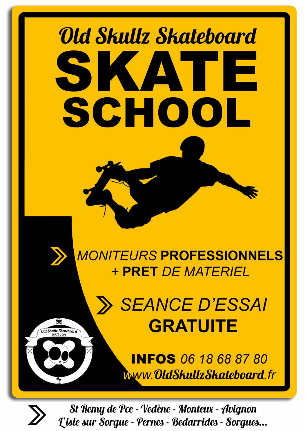 Old Skullz Skateboard CLUB 2014