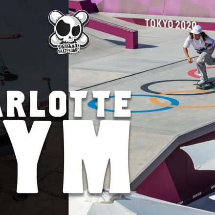 Charlotte Hym Old Skullz Skateboard