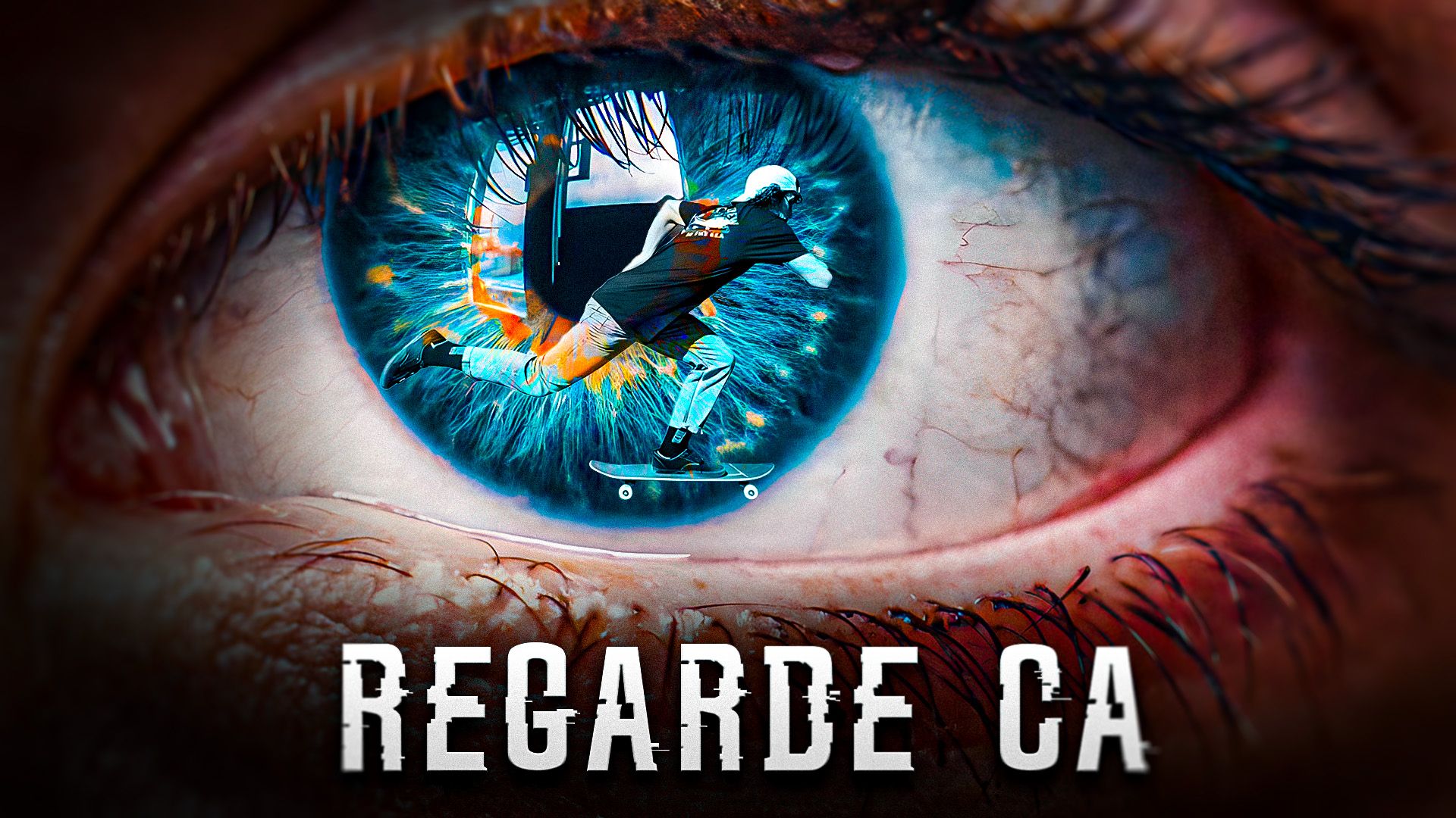 Œil, skateboard, champion