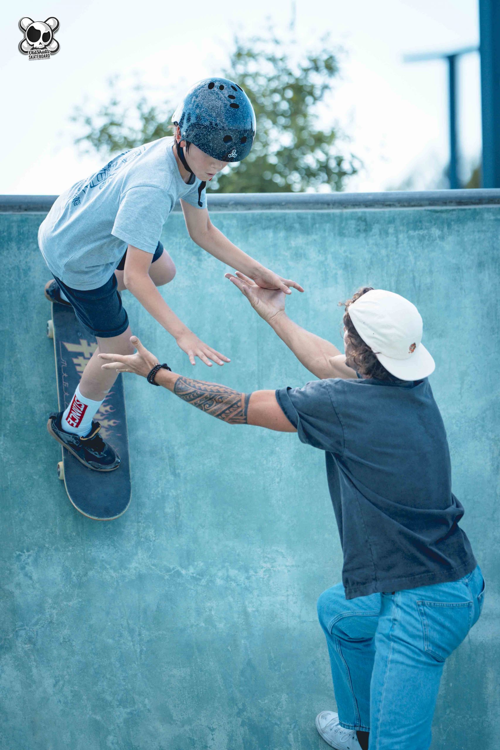 Cours de skate, Old Skullz Skateboard, coach de skate, Max Cherarak 1