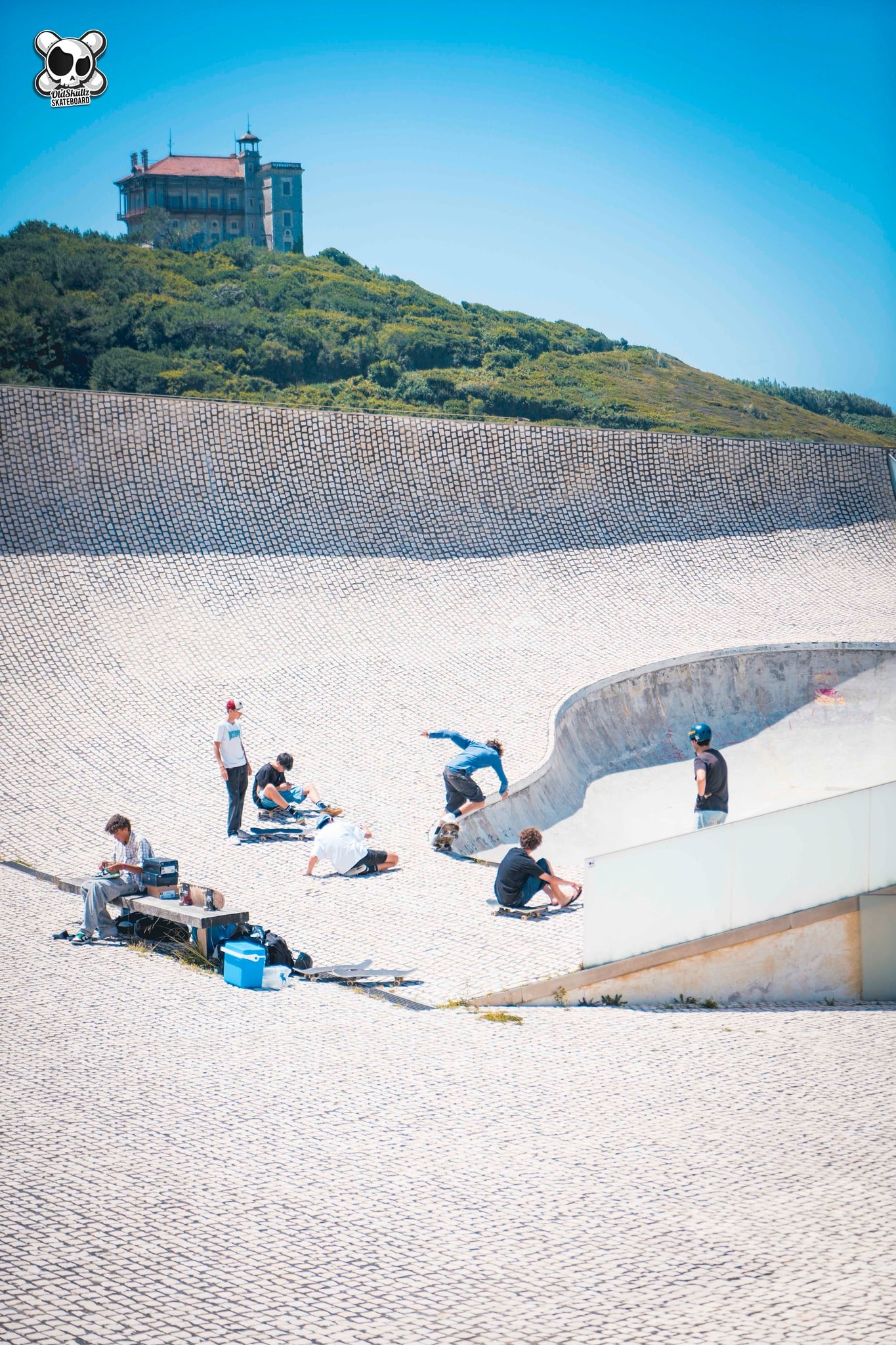 Old Skullz Skateboard, Skate Camp Hossegor, Skatepark de Biarritz